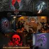 Portable USB LED Projection Light 6 Adjustable Patterns Decor Lamp for Bedroom Ceiling Wall Festival Decor