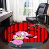 1pc Courage the Cowardly Dog Office Round Area Rug, Under Office Chairs Bedroom Living Room Home Decor, Room Decoa1016086