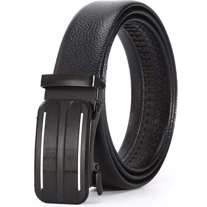 Belt Men'S Business Automatic Buckle Belt Chaozhongqing Pants Belt Stall