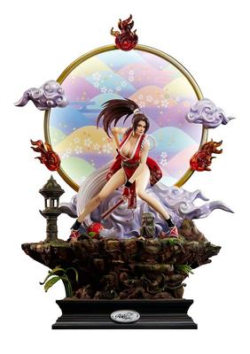 Figurka KRÁL BOJOVNÍKŮ XIV od Mai Shiranui z polystonu v měřítku 1/6, vyrobená v unikátním uměleckém studiu.