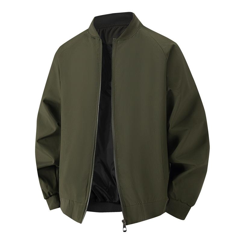 Retro Jacket Men's Solid Color Pilot Jacket Men's Jacket Men's Jacket Men's Top Men