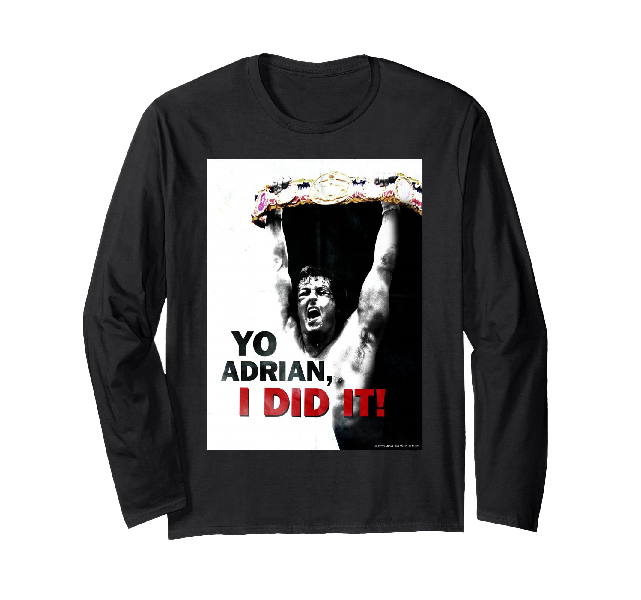 Rocky, Adrian, you did it! Long-sleeved T-shirt