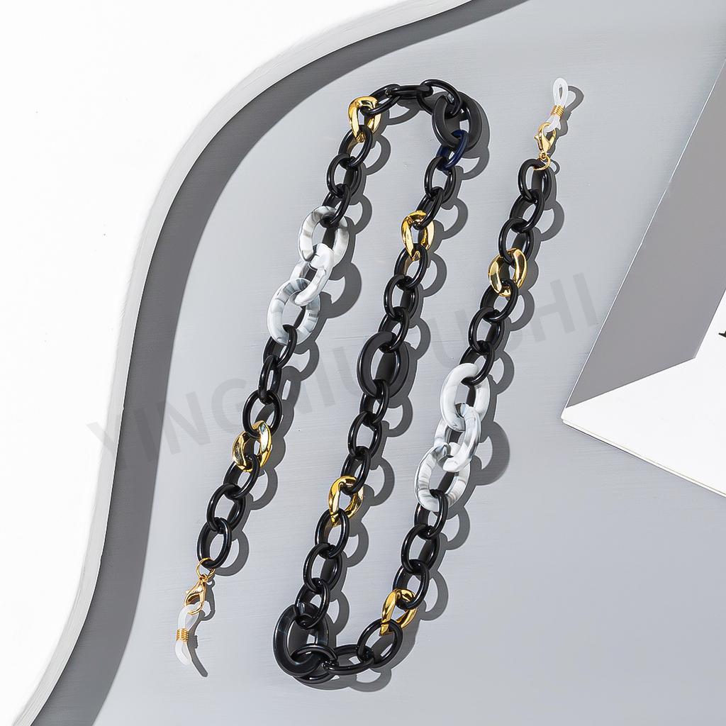Europäischer und amerikanischer Stil Ins Acryl bunte Brillenketten Damenmode Anti-Verlust Brillenband Lanyard