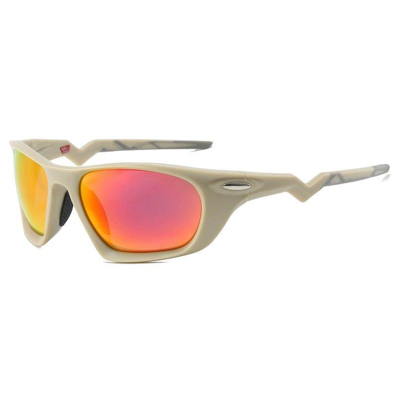 New polarized sun protection nylon polarized sunglasses, fashionable and trendy retro outdoor cycling sports glasses9431
