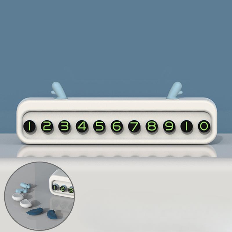 Temporary Parking Sign Parking Phone Number Plate Truck Mobile Phone Number Vehicle Front Moving Phone Number Plate Stand