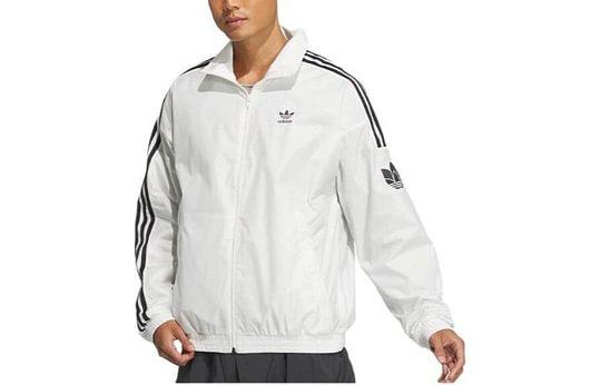 Adidas Originals RETRO TREFOIL Jackets & Coats Unisex Bright White JI7535