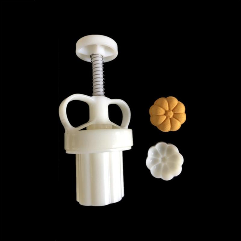 Mooncakes Molds Pumpkin Shape Stamps Hand Press Mungs Bean Cake Molds DIY Bakewares Plastic Material for DIY Bakings