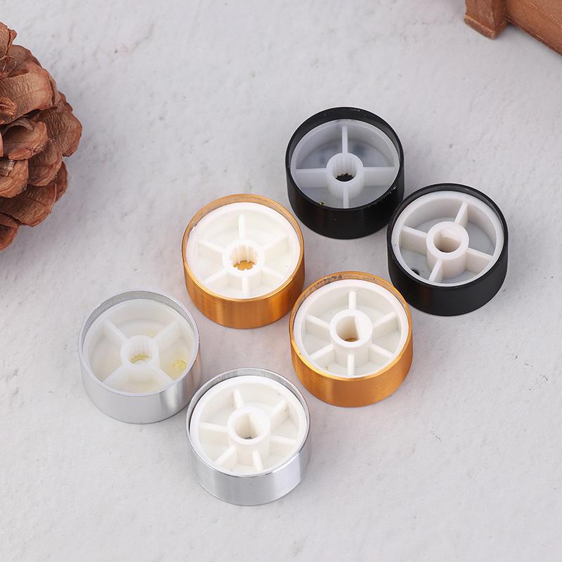 25X13Mm Aluminum Alloy Rotary Encoder Switch Shaft Hole 6Mm Potentiometer Knob Audio Amplifier Synthesizer Volume Control Knob