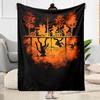 Stranger Things Mashup Suitable Blanket for Offices, Travel, Living Rooms Also a Good Gift for Friends and Family Suitable for All Seasons.