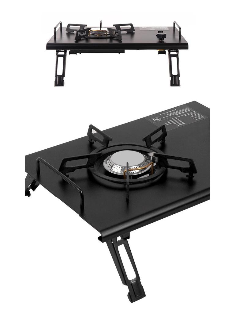 Portable Outdoor Folding Gas Stove: Compact Camping Cookware for Tabletop or Car Use