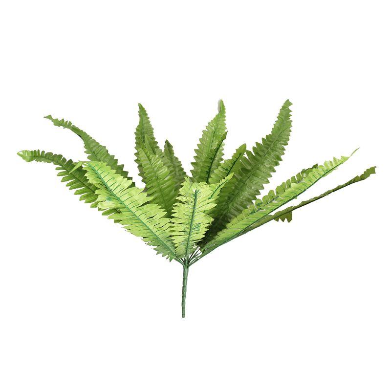 A84X-4X UV Resistant Lifelike Artificial Boston Fern, Artificial Ferns For Outdoors, Faux Ferns Fake Ferns Artificial Plants