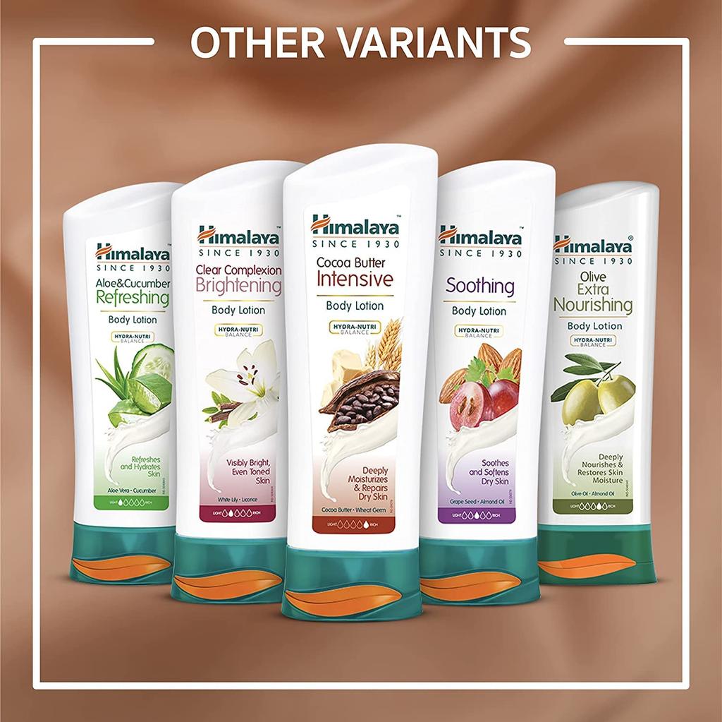 Himalaya Herbals Cocoa Butter Intensive Body Lotion 100ml Hydrating Moisturizer for Dry Skin Unisex