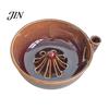 Berry Cleaning Bowl Self Rinsing Wash Bowl, with Hollow Drain Holes, Swirl-Flow Kitchen Draining Washing Ceramic Fruit Rinse for Counter