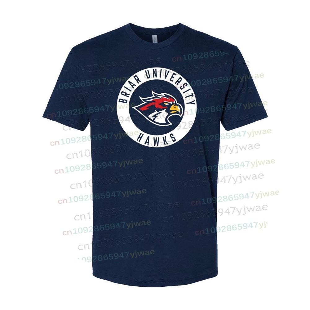 2026TV Show Off-Campus Briar University Hawks Cotton Tshirt Women Men Summer High Quality Hockey Jersey Streetwear Mens Clothing