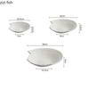 Ceramic Bowl Creative Rock Texture Irregular Bowl Thick Soup Bowl Salad Bowls Dessert Bowls Pasta Bowls Solid Color Tableware