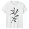 Botanical Plant Branch Nature Graphic Tee Unisex Mens Womens T Shirt