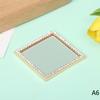 Dolls Makeup Furniture Toy Accessories Dollhouse Miniature Vintage Glod Vanity Mini Doll House Mirror, Dressing Mirror, Comb