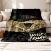 the big lez show Customizable name outdoor blanket soft cozy and warm Multi-purpose office blanket outdoor camping and travel blanket all
