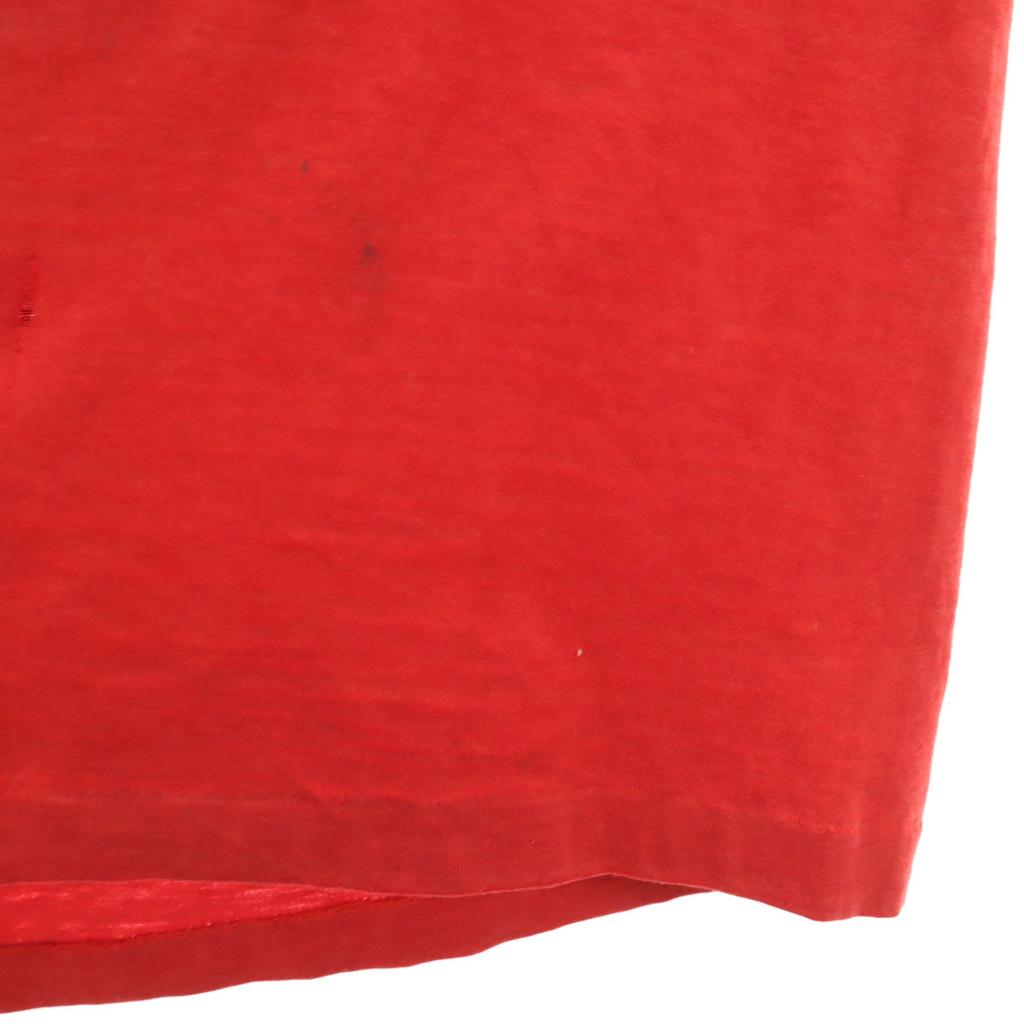 Healthknit 90s Old Short sleeve T-shirt XL Red Single stitch Men's Used