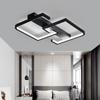 Nordic Remote Control Led Ceiling Lights Modern Bedroom Ceiling Light 220v Living Room Black Dimmable Led Ceiling Lamps Lighting