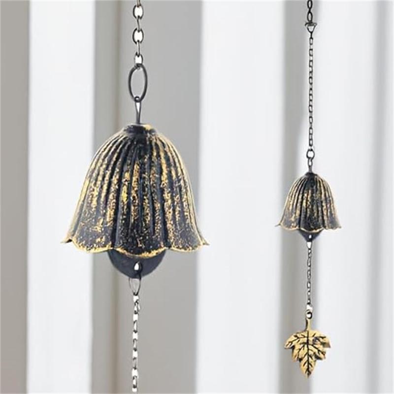 Cast Iron Wind Chime Metal Hanging Wind Bell Balcony Outdoor Garden Decorations