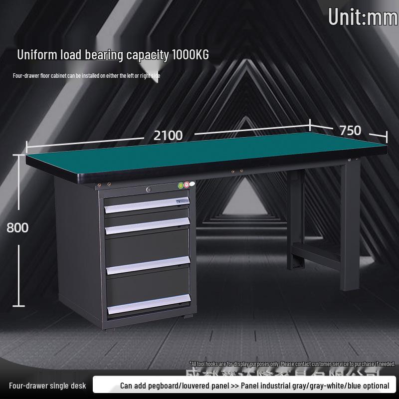 Heavy-Duty Stainless Steel Anti-Static Movable Workbench