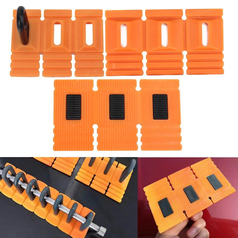 Professional Glue Tabs Dent Repair Kit Paintless Car Body Hail Damage Repair Universal Puller Tool Kit with Long Tabs And Bridge