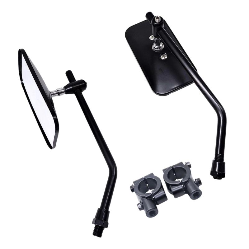 Easy Install Motorcycle Rearview Mirrors In Retro Design Offering Enhanced Visibility for Riders Safety Enhancement 2pcs
