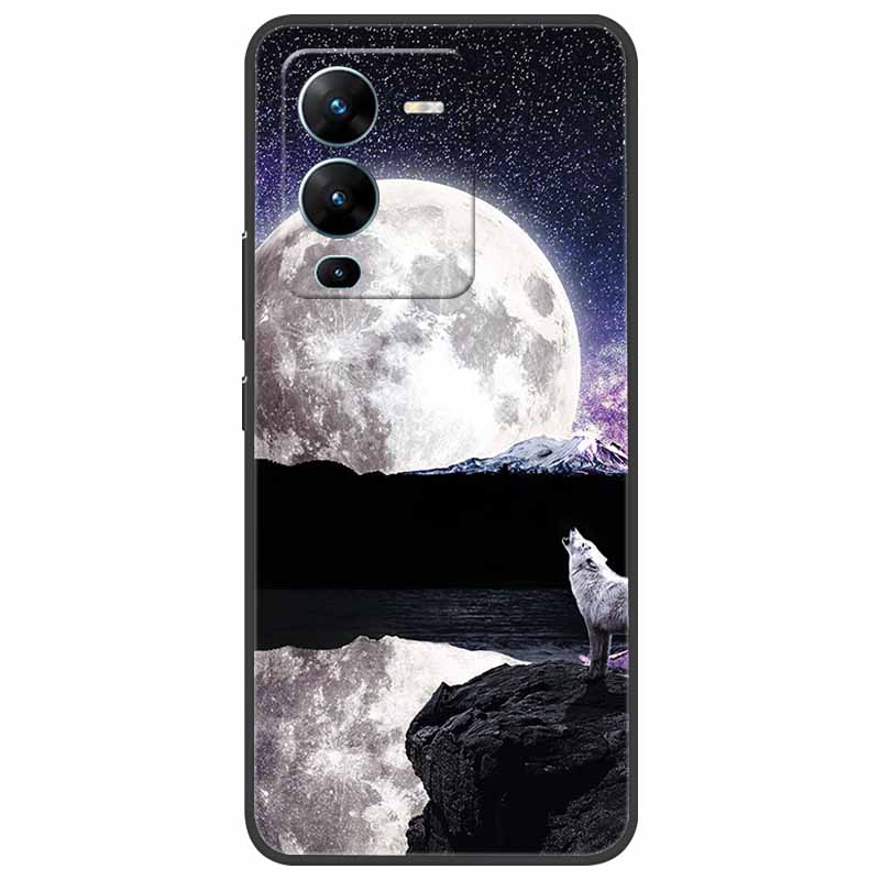 For Vivo V25 Pro Case V2158 Soft Silicone TPU Phone Cover For Vivo V25 Pro 5G Case Shockproof Capa V 25 Pro V25Pro Coque Cool