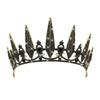 1pc Classic Crown In Punk Style Tiaras Wedding Birthday Party Accessories Photography Props Women's Jewelry Hairband Crown