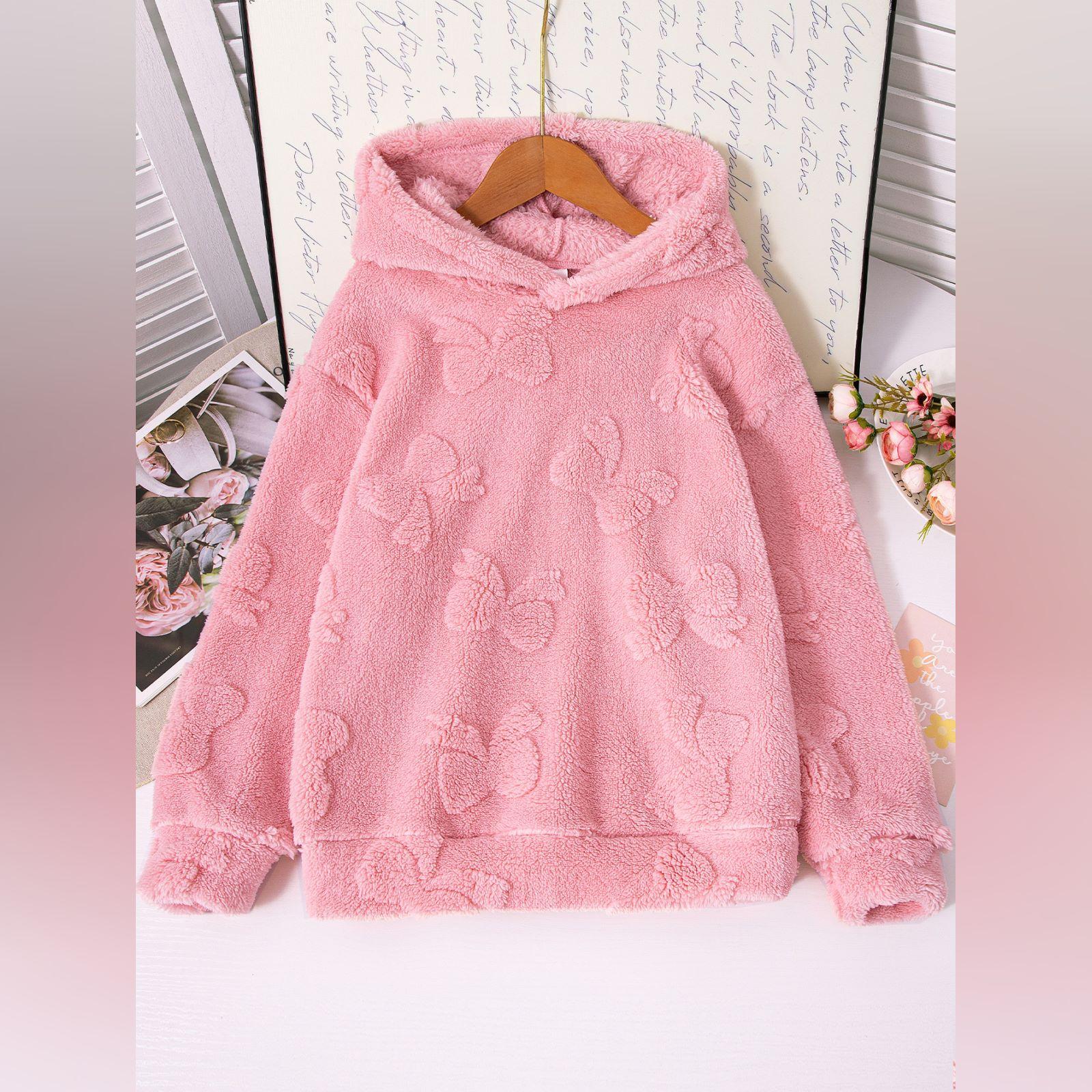 

Детское повседневное модное пальто, мягкая легкая верхняя одежда для ежедневного использования 11Y розовый