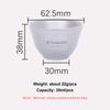 TOMSHOO Pure Titanium Tea Set Cover Bowl Single Fairway Cup Tea Cup Set Double Layer Anti-Scald