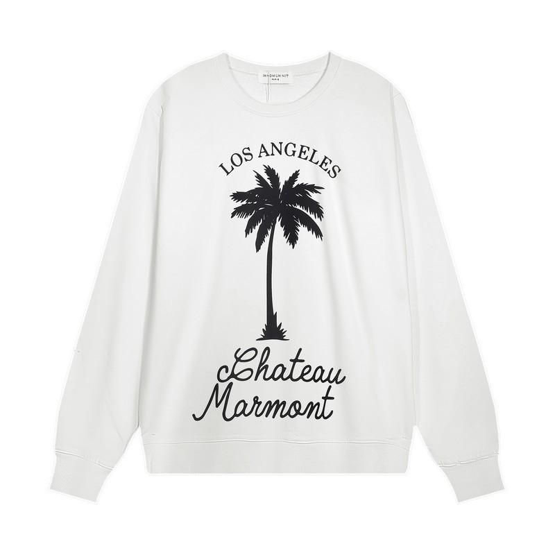 New Ih Nom Uh Nit Printed Loose Long Sleeve Crew Neck Sweater Trendy Brand Men's and Women's Same Style