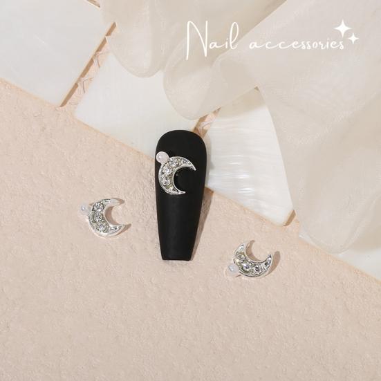 Yousheng 20Pcs Nail Ornaments Creative Shape Rust-proof Alloy Love Heart Nail Ornaments Bow-knot Manicure Jewelry Beauty Supplies