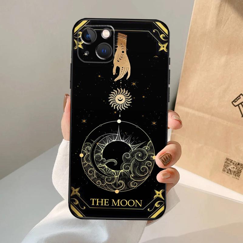 

Astrology Tarot Cards Case For iPhone 16 15 14 13 12 11 Pro Max XS XR X Plus 12 13 Mini Bumper Back Cover iPhone 11 Pro