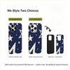 Navy Cream Oversized Star Geometric Pattern Art Film Aesthetic Protective Shockproof Bumper Phone Case Cover For iPhone 13 14 15 16 17 Pro Max Plus