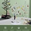 Jewelry Stand Organizer Tree Shape Design Tangle-Free Detachable Stable Base Earring Hanger Necklace Holder
