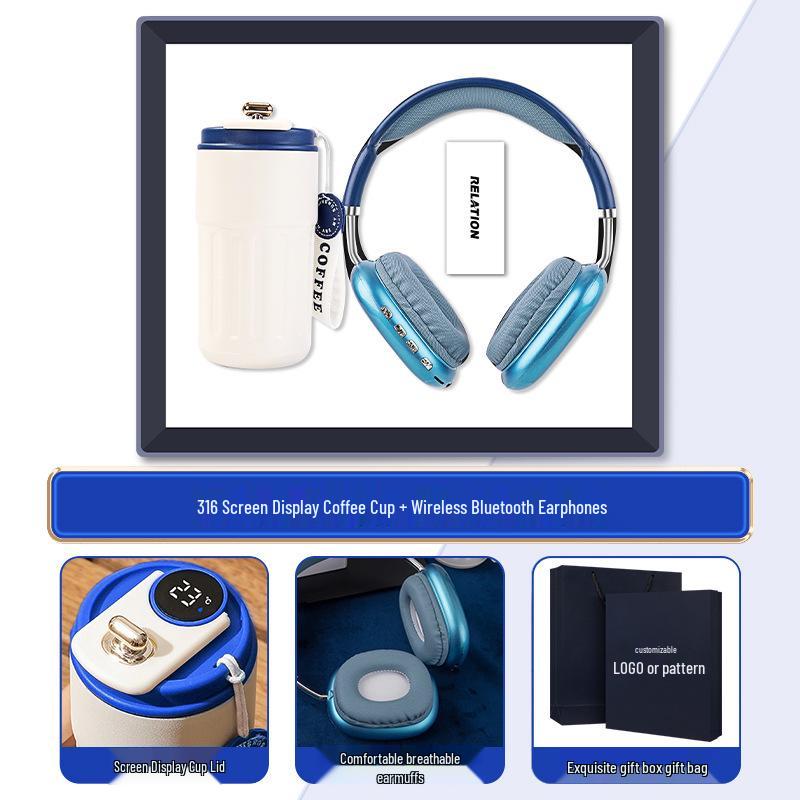 Luxury Business Souvenir Coffee Cup Gift Set - Customizable for Events