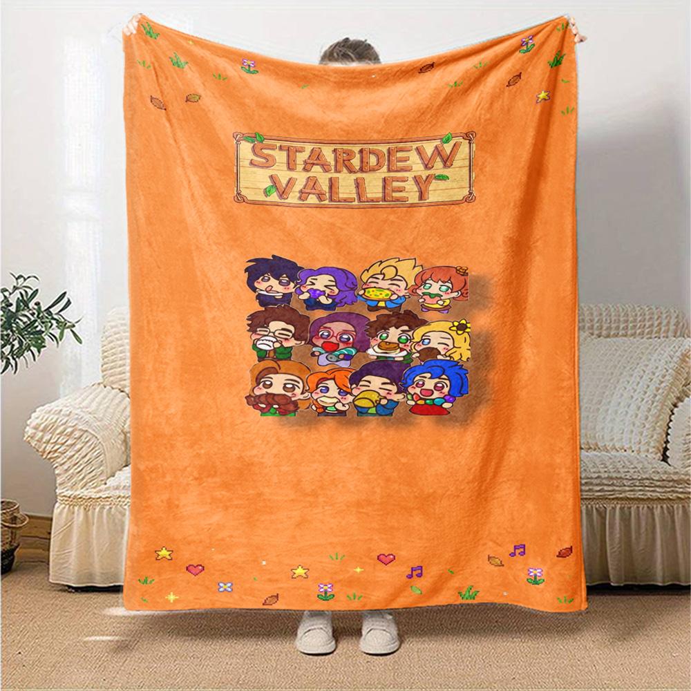 Stardew Valley Blanket Soft Cozy Suitable For Seaside Couch Office Four Seasons Universal Modern Style Unique Gift For Family And Friends Camping