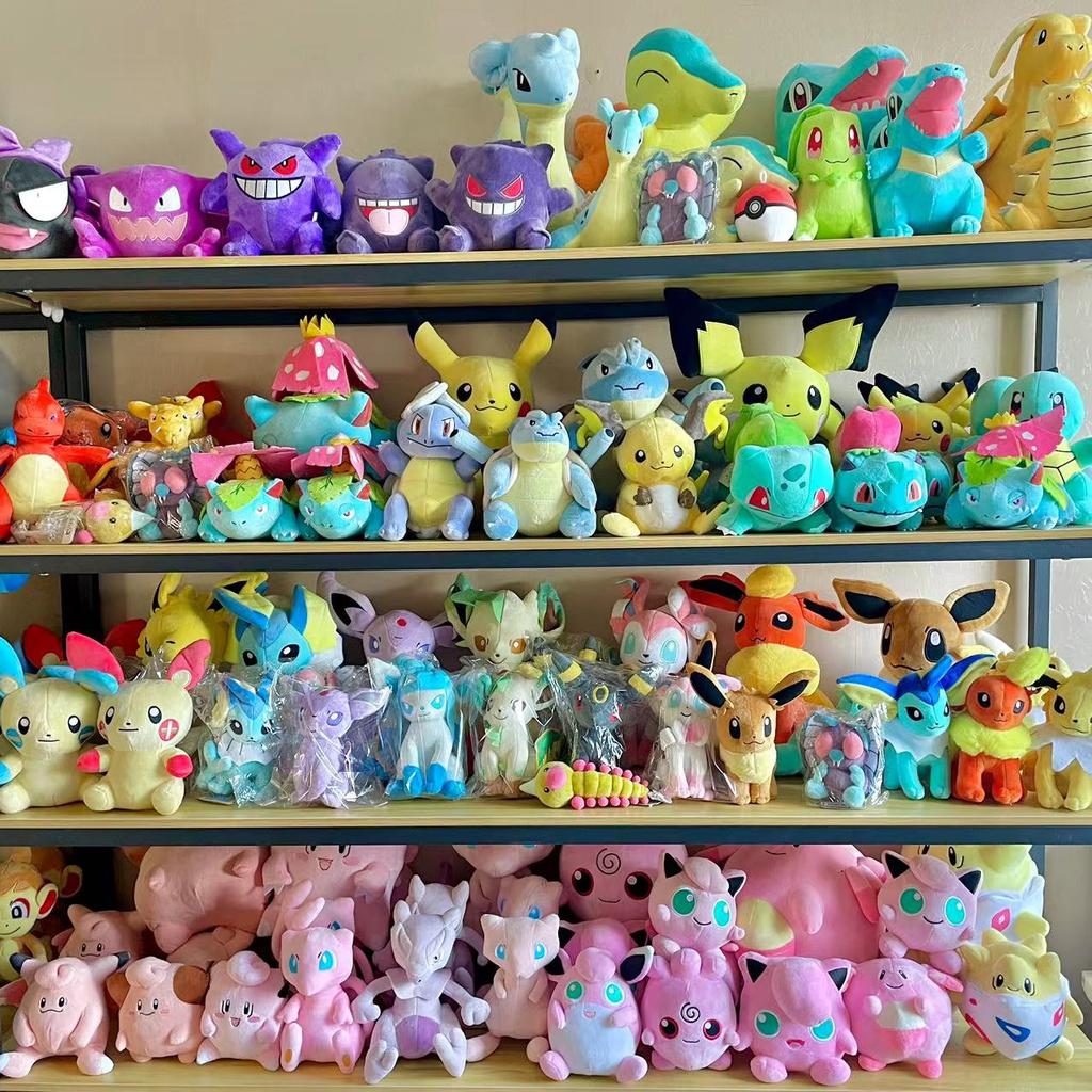 20cm Cute Anime Plush Toy Doll Chikorita Clefairy Jigglypuff Pikachu Pichu Cleffa Cyndaquil Igglybuff Blissey Totodile