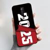 Per Custodia Red Magic 7 NX679J Per Nubia Red Magic 7S Cover Posteriore Carino Coniglio Amore Nero Morbido TPU Custodia per Telefono Per RedMagic 7 7S Guscio