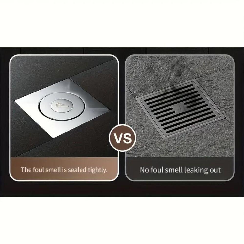 Deodorizer Bathroom Floor Drain Universal Press Type Drain Foot Operated Drain Sewer System
