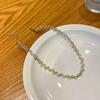 Korean Style Pearl Butterfly Necklace Women Luxury Lightweight Versatile Sweater Chain Jewelry