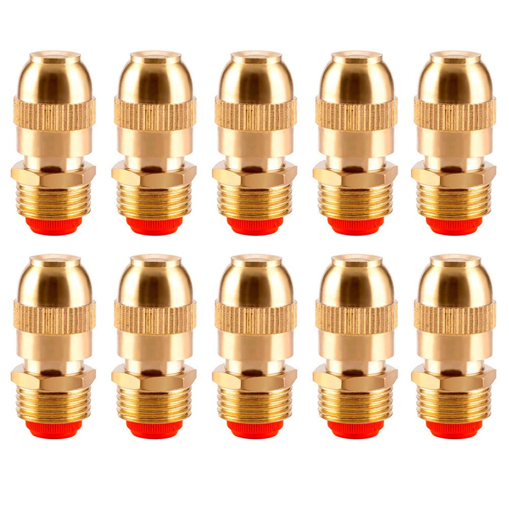 Easy Adjustment Adjustable Misting Nozzle Gardening Flow Rate 100-130L H Integrated Filter Design Robust Brass Material