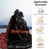 Ethnic Tribal Patterns Personalized Name Blanket Cozy Personalized Blanket Warmthful Decor Throw For Seaside Office Chair Sofa Picnics