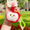 Keychain Plush Soft With Squeeze Apple And Bear Characters For Gifts Accessories