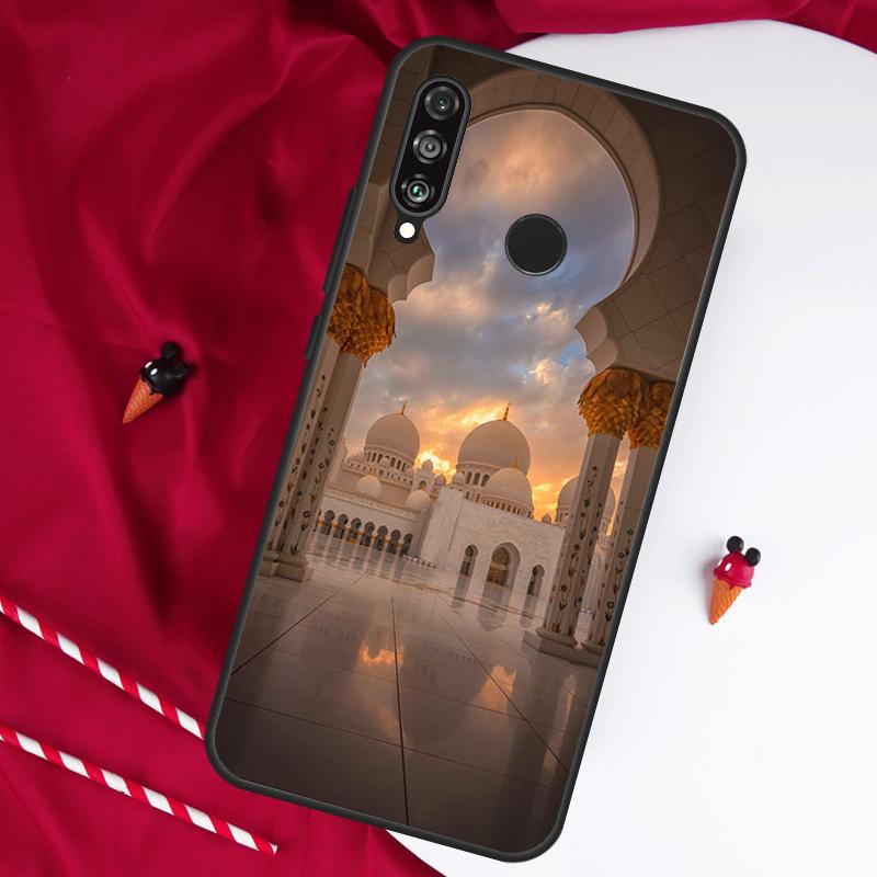 

Arabic Muslim mosque building For Huawei Nova 5T 12s 12i 11i Y90 Y70 Y60 Y61 Y91 Y72 9 10 SE P20 P40 Lite P60 P30 Pro Case Huawei Nova Y60