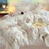 Lilang Cream Style Sweet Bear Bedding Set