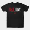 Men Black Print T-shirt Kill Tony Merch No-Cut Transfer Paper Print Cotton Tshirt