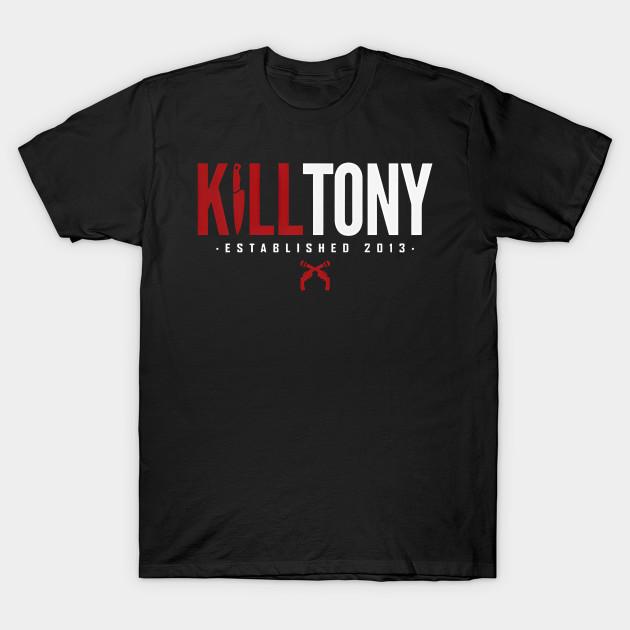 

Men Black Print T-shirt Kill Tony Merch No-Cut Transfer Paper Print Cotton Tshirt 2XL чорний
